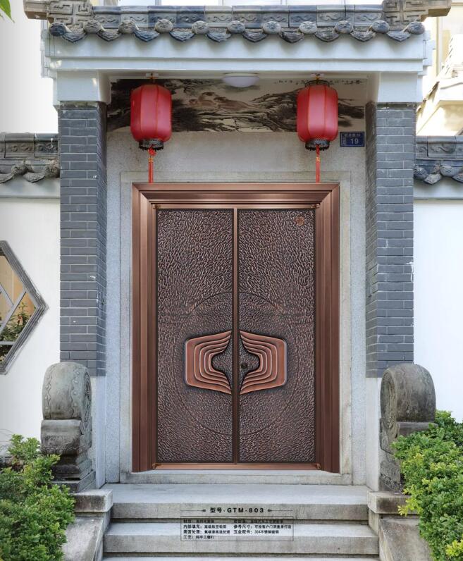 西安天卓新中式銅門，手工鍛打，古典魅力與現代藝術的碰撞