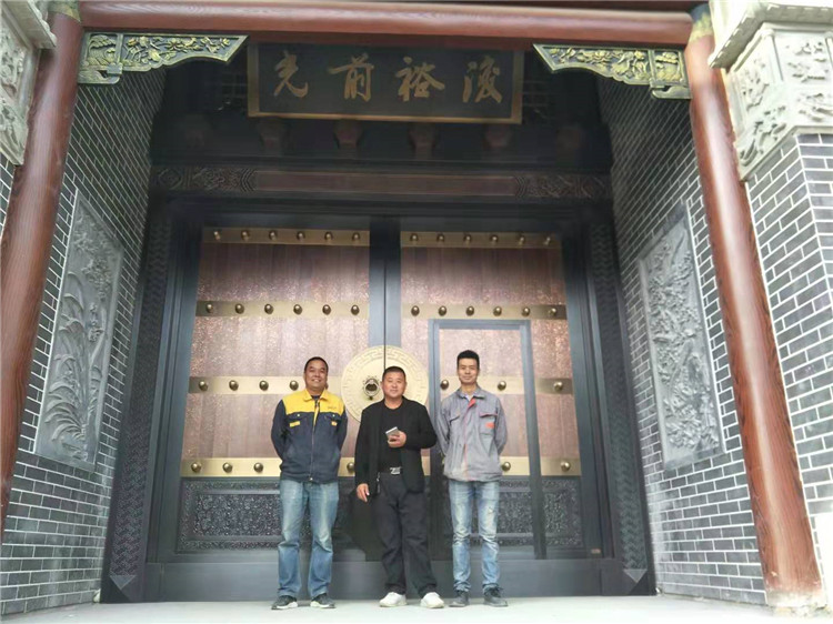 西安天卓銅門以和合之道續寫非標銅門行業先行者的氣度