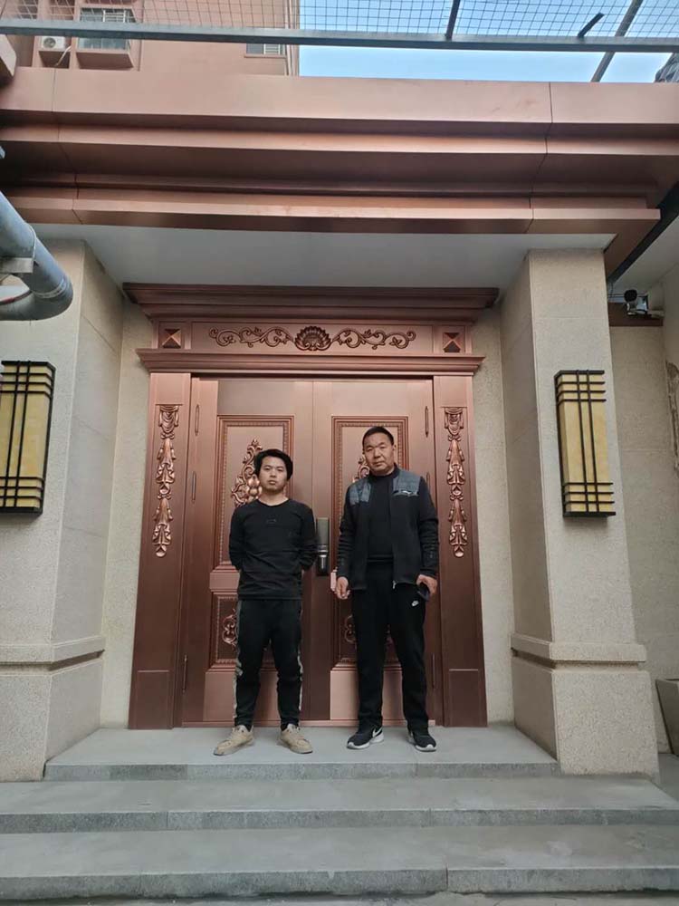 西安地產公司辦公室銅門