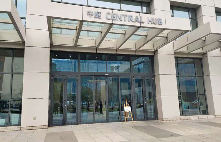 西安環普產業園辦公樓自動門